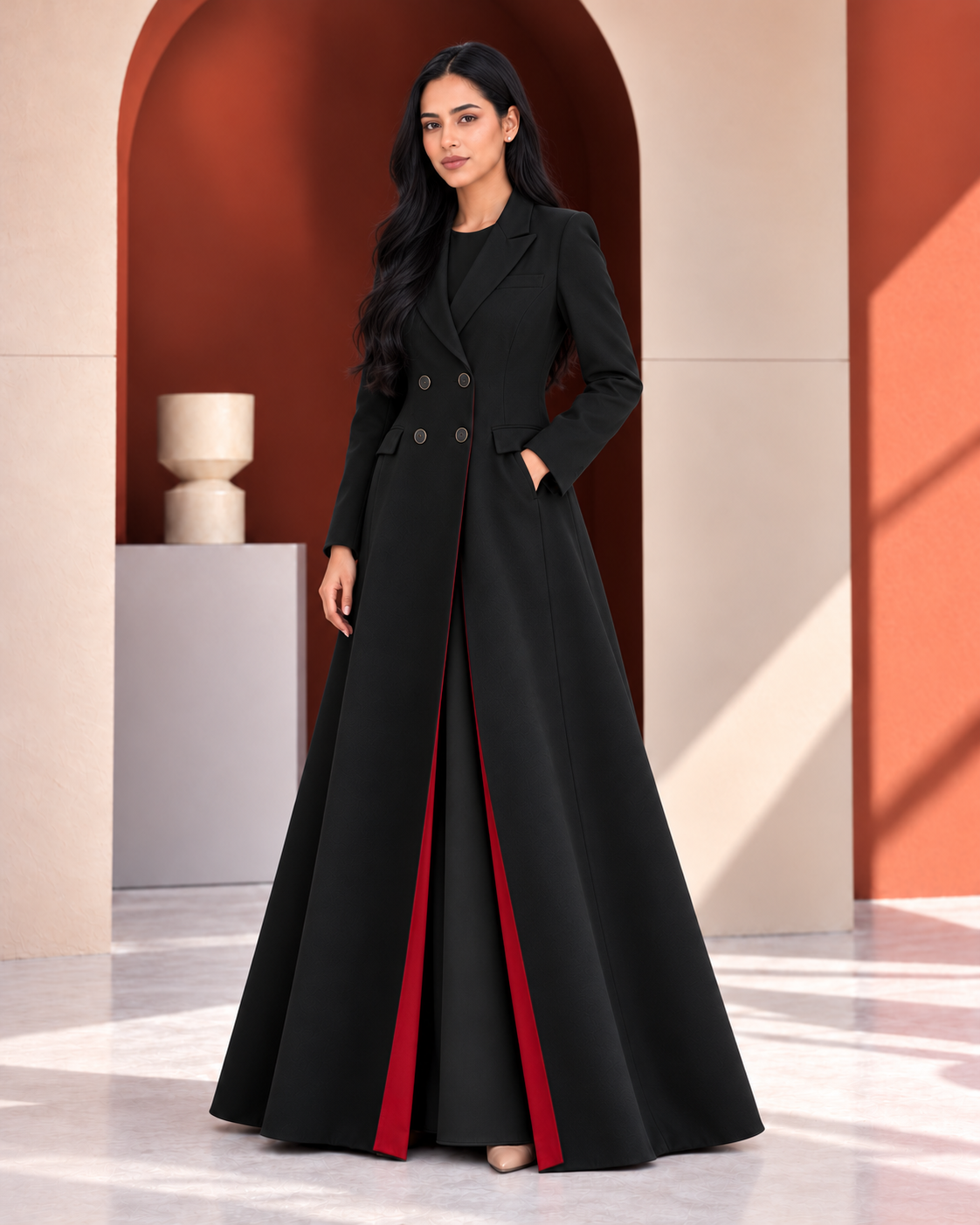 C1 · Front, red lining